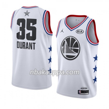 Golden State Warriors Kevin Durant 35 2019 Kaikki tähti Jordan Brand Valkoinen Pelipaidat Swingman - Miesten